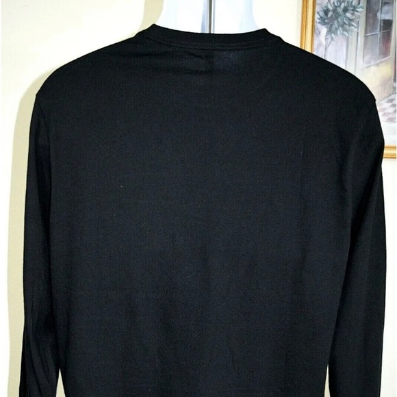NEW Gap  Everyday Crewneck Long Sleeve BLACK GREY BLUE, Cotton Sz M, NWT - Picture 2 of 9